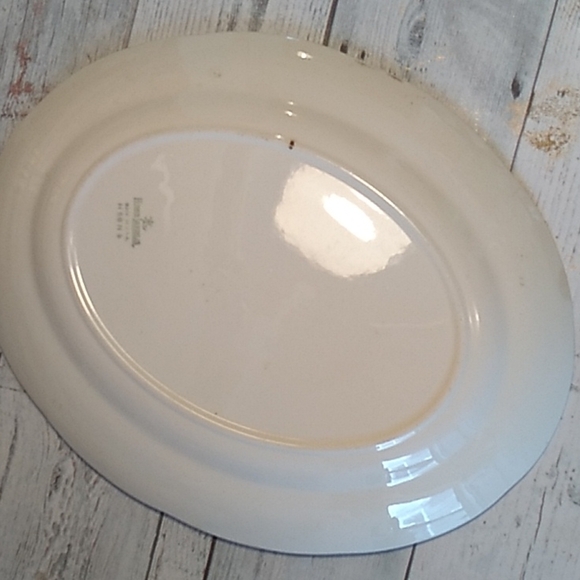 Antique Homer Laughlin platter Made in Newell WV in August 1915 - Picture 5 of 6